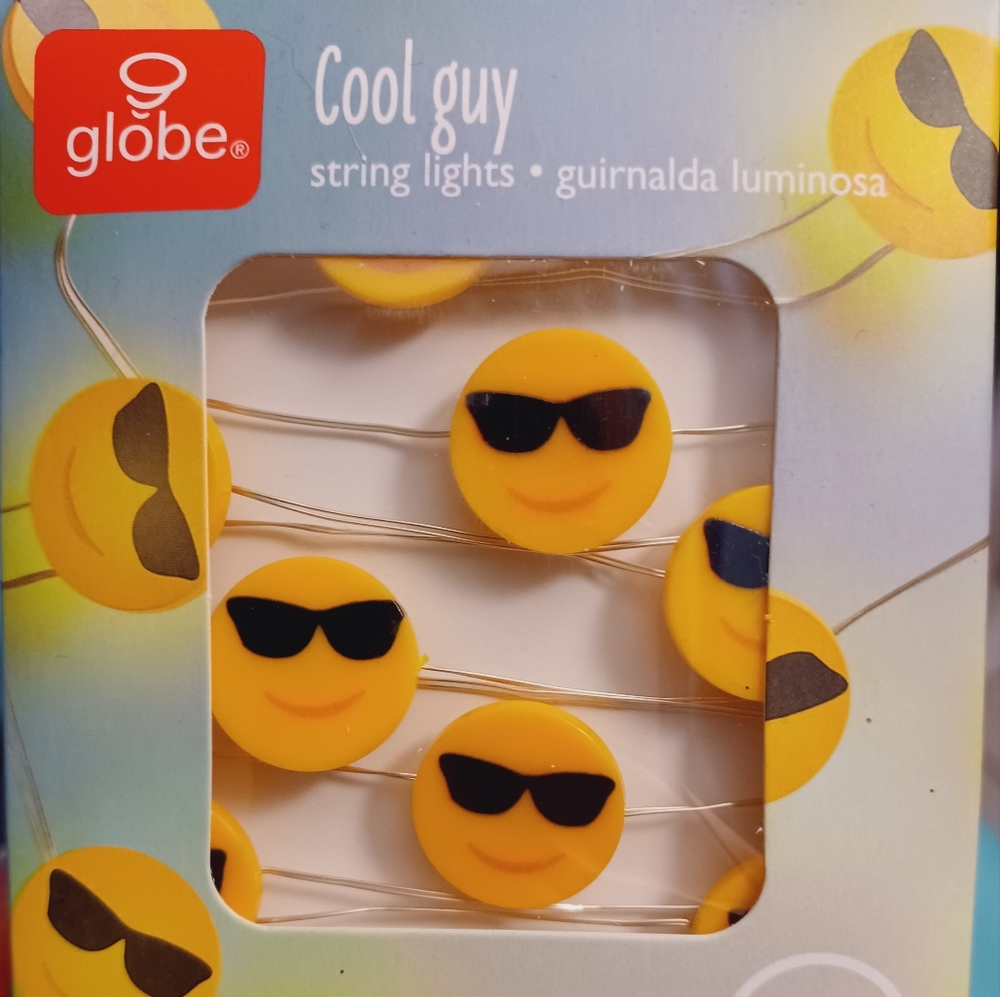 Globe Emoji String Lights